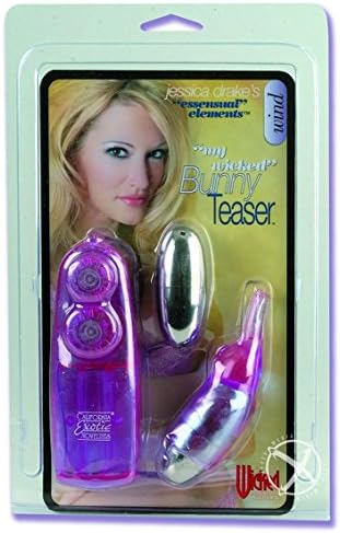 Siam Circus Dual Bunny Teaser Multi-Speed Vibrating Bullet Massager Clitoral Stimulator Vibe