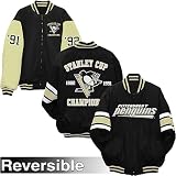GIII Pittsburgh Penguins Stanley Cup Championship Commemorative Reversible Jacket