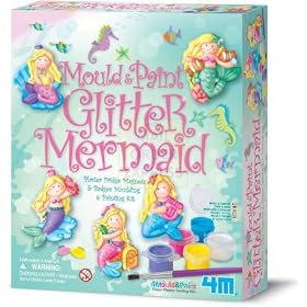 Mould & Paint Glitter Mermaid Plaster Kit