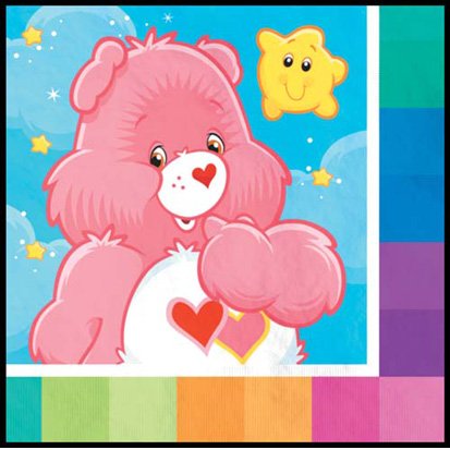 Care Bears Beverage Napkins - 16 Count