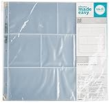 UPC 633356500643 product image for We R Memory Keepers 12 x 12 inch (4- 4 x 6 Inch pockets) 3-Ring Album Photo Slee | upcitemdb.com