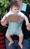 Ocean MistSlip covers for Baby Bjorn Front Pack Carriers Coulture Active