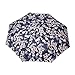 FabSeasons Blue, Digital Floral Printed, 3 Fold Fancy Automatic Umbrella for all Weather RS.499.00