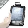 Acase(TM) Lighted Classic Kindle (Latest Generation 2011) Leather Folio Case (Black)