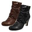 Journee Collection High Heel Multi Buckle Boot