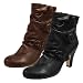 Journee Collection High Heel Multi Buckle Boot