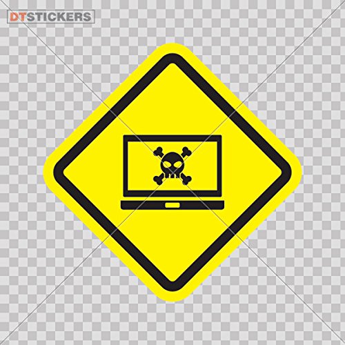 Vinyl Stickers Decal Hacker Inside For Helmet waterproof (1 X 1 Inches) Fully Waterproof Printed vinyl sticker