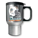 Miami Dolphins 16oz Stainless Steel Travel Mug