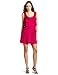Ali Ro Women's Sleeveless Ruffled Top Dress, Hot Pink, 0