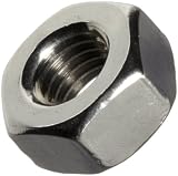 Stainless Steel Hex Nut, 1/4"-20 (Pack of 100)