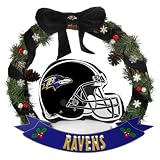 NFL Baltimore Ravens 20-Inch Helmet Door Wreath