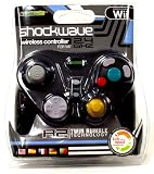 KMD Komodo Shockwave Wireless Black Controller for Wii and Gamecube