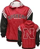 Nebraska Cornhuskers Half Zip Pullover Hooded Jacket - Medium
