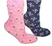 Lot of 3 Pairs Womens Snow Flake Pattern Crew Fashion Socks