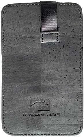 HTC One M9 Cork Phone Case / Phone Sleeve (Black/Jean Blue)