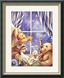 Teddy Bear Stars Framed Art Print by Jerianne van Dijk,18.5 in. x 22.5 in. Framed