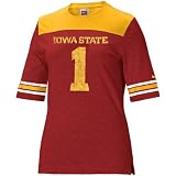 Nike Iowa State Cyclones #1 Red Ladies College Football Jersey T-shirt