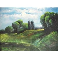 20X24 inch Abstract Oil Painting Impressionist Landscape