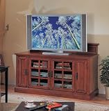 Covington 60 Wide Oak TV Stand for Flat Panel Plasma or LCD Wide Screens