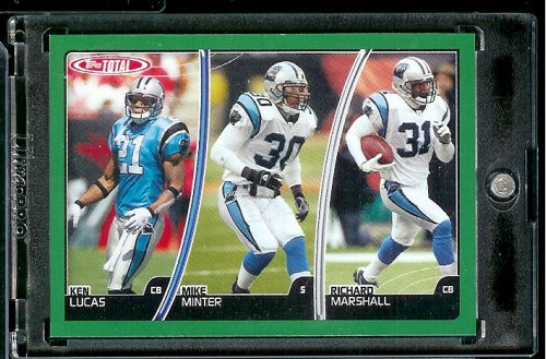 2007 Topps Total # 16 Mike Minter / Ken Lucas / Richard Marshall - Carolina Panthers - Football Card