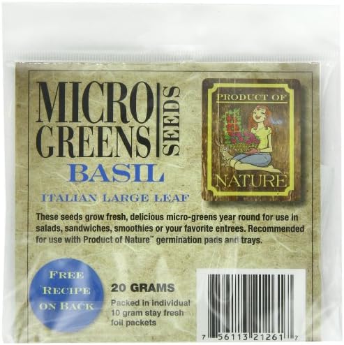 Product of Nature Micro Greens Basil Seeds, .83 Ounce