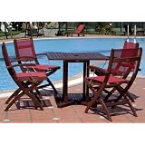 Mediterranean Sands Collection 6pc Outdoor Dining Set by Ewins