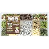 Beadery B6471 579-Piece Bead Box Kit, 6.25-Ounce, Camo Skulls
