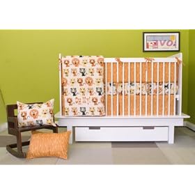 Pixel Organics Crib Set in