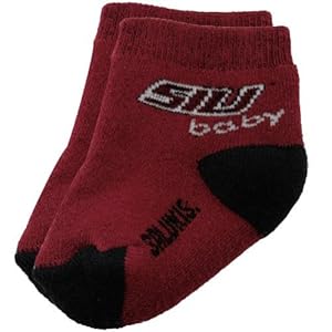 Southern Illinois Salukis Infant Maroon-Black Team Logo Baby Socks