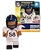 NFL Denver Broncos Super Bowl 50 Champions Von Miller Minifigure, Small, Black