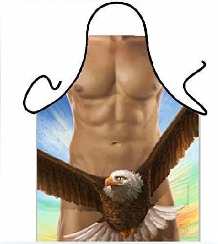Funny And Sexy The Eagle And The Macho Man Kitchen Apron Creative Cooking Aprons Incredible Gift For Husband Boyfriend