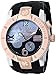 MULCO Unisex MW5-1877-023 ILUSION CRESCENT Analog Display Swiss Quartz Black Watch