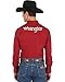 Wrangler Men's Logo Red Long Sleeve Shirt