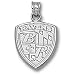 Baltimore Ravens NFL Shield Logo 5/8 Pendant (Silver)