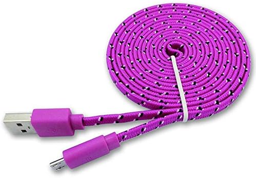 OpeMed(TM) High quality 6 ft Micro-USB Sync and Charge USB Data Cable for Samsung, HTC, LG and Other Smartphone (6FT Rose)