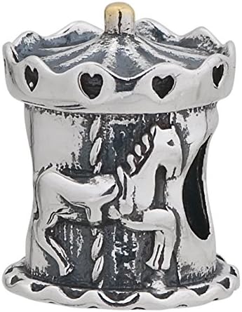 Merry-go-round Beads 925 Sterling Silver Fit Pandora Charms