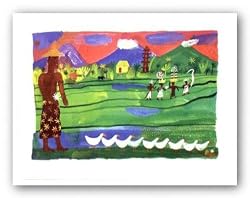 Ducks And Monks by Christopher Corr 19"x27" Art Print Poster