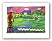 Ducks And Monks by Christopher Corr 19"x27" Art Print Poster