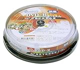 SMARTBUY DVD-R4.7GB1回録画用ワイドプリンタブル1-8倍速スピンドルケース10枚入り抗菌仕様 SMR47-AG8X10PW
