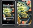 Apple iPod iTouch Premium Vinyl Skin - Robo (Gelaskins Brand) Made in Canada