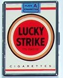 Retro Hand Made LUCKY STRIKE Billfold / ID Holder Cigarette Case
