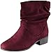 Soda Women's Energy Slouchy Round Toe Sueded Boot