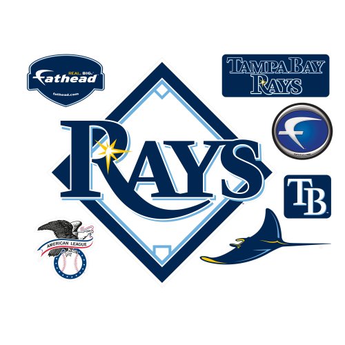 Fathead Tampa Bay Rays Logo Wall Decal