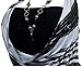 eVogues Plus Size Black Glitter Print Necklace Accented O-Ring Strap top - 2X