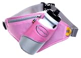  : Nathan Triangle Insulated Angled Holster Waist Pack (Pink / Light Grey)