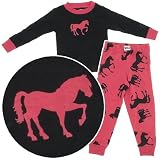 Lazy One Horse Print Pajamas for Toddler and Girls