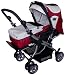 Zekiwa 443140 – Kombi Kinderwagen Taifun mit Tragenest, Blacky / Beige
