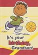 Greeting Card Peanuts Franklin "It's Your Birthday, Grandson"