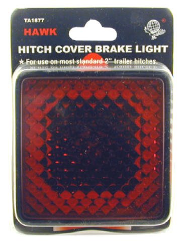 3''x3'' HITCH COVER BRAKE LIGHT