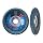 PFERD Polifan PSF Abrasive Flap Disc, Large Radius, Radial Shape, Round Hole, Phenolic Resin Backing, Zirconia Alumina, 5" Dia., 40 Grit (Pack of 1)